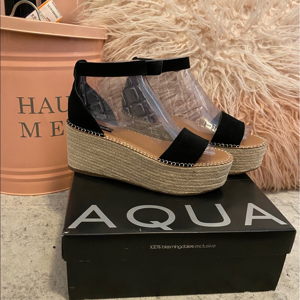 Aqua Platform Espadrilles